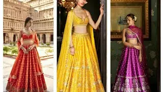 Wedding special lehanga collection // indo western style