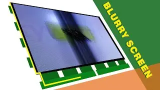Blurred Image in LED TV Screen