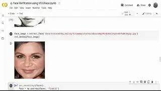 AI Face verification.Jupyter  notebook/Google colab.