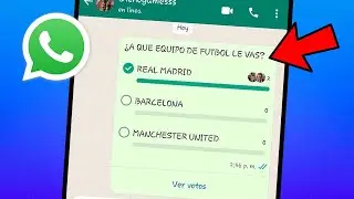 Cómo hacer Encuestas en Whatsapp ✅ 2023 Tutorial Android