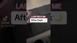 Lash with me after dark lash tech #shorts #lashes