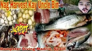dumpster diving in madrid spain | Para kaming nangisda kay uncle bin sa dami libre na ulam kadiggers