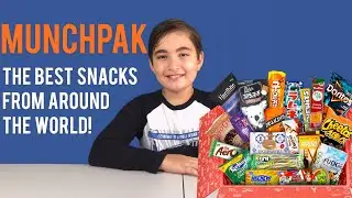 American Kid Try Tasty Snacks From Around the World  | Awesome Snacks | MunchPak | NOM NOM NOM