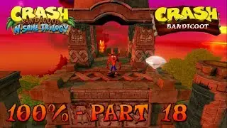 Crash Bandicoot - N. Sane Trilogy - 100% Walkthrough, Part 18: Sunset Vista (Gem & Key)