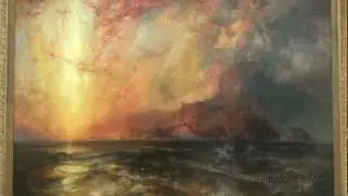NCMA - Fiercely the Red Sun - Thomas Moran