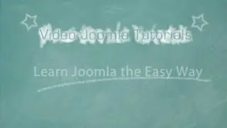Video Joomla Tutorials New Intro
