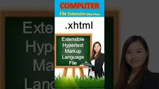 Computer File Extension, Web Files, .xhtml - Extensible Hypertext Markup Language File