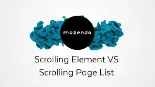 Scroll Element vs Scrolling Page List