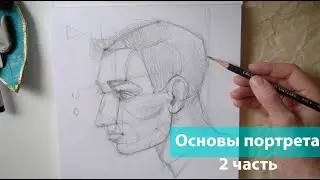 How to learn to draw a portrait and profile. Drawing for beginners, part 2