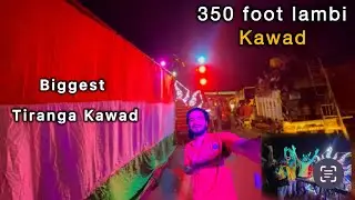 350 foot lambi kawad | Biggest Kawad Yatra 2024 😍 | Tiranga Kawad 🇮🇳