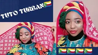 Tuto Turban : Le drapeau Comorien🇰🇲❤️🇰🇲