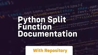 python split function documentation