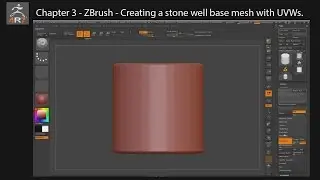 3D Sculpting with Photos - Part 3 - ZBrush - Creating a Stone Well Base Mesh with UVWs.