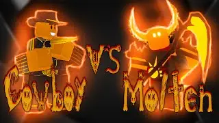 Прохождение Molten Boss только на ковбое