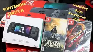 Nintendo Switch and Accessories Unboxing 2020