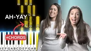 AH-YAY by Shaindy Plotzker & Bracha Jaffe. Easy piano tutorial with chords.