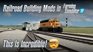 🚅🚂 Build your own Train Set in Farming Simulator - This is Insane! 🚅🚂