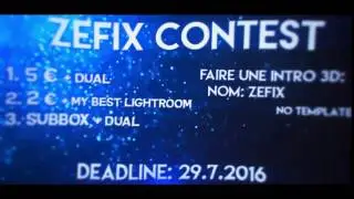 Zéfix Contest | #Zéfix1K
