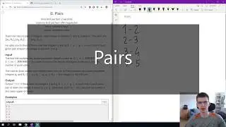 Codeforces problem - Pairs