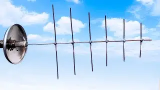 How To Make The Most Powerful Antenna In The World! Plug Into The TV And Watch All The Channels