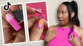 Bead Nails??? - Trying TikTok Nail Art