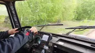 пожарный ЗИЛ 4331, едем с вызова #дизель645 #ДПОАбди #тюлячинскийрайон #абди