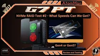 LIVE: PART 3 - Minisforum G7 PT - NVMe RAID or no RAID - Gen4 or Gen5? #minisforum #raid #nvme_ssd