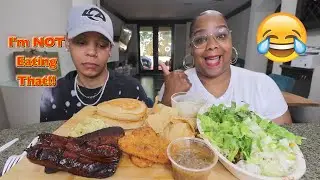 Chipotle Mukbang | SECRET INGREDIENT CHALLENGE (MYSTERY CHALLENGE DAY 3)