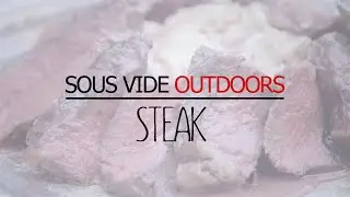 Hickory Smoked Steak Sous Vide with Red Wine Sauce - SousVide Supreme Outdoors Series