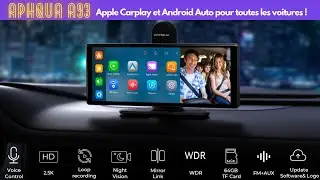 Apple Carplay et Android Auto pour toutes les voitures | Installation de l'écran 9,3" Aphqua A93 !!!