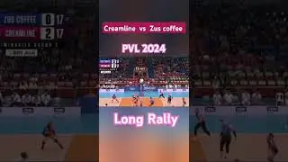 Creamline Cool smasher vs Zus Coffee 2024 PVL #pvl #volleyballworld #foryou