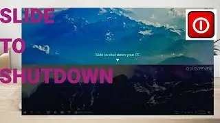 Create Slide to Shut down Shortcut in Windows 11 || 