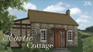 🏔Rustic Cottage!! 🌺 (Exterior Only) | $20k | Bloxburg