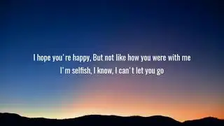 Olivia Rodrigo -  happier Lyrics