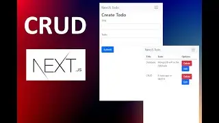 CRUD in NextJS and mongoDB. A simple todo app in NextJS