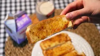 남은식빵 활용법👩🏻‍🍳 마요네즈로 마늘빵 만들기 | How to make Garlic Bread