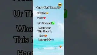 Can you find them all