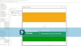 draw Indian flag using python Turtle coding