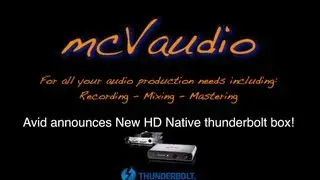 Avid's New Thunderbolt HD Native for Pro Tools 10
