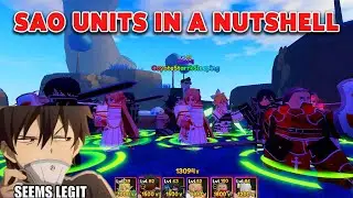NOOB to PRO with SAO Units in ANIME ADVENTURES (Episode 5)