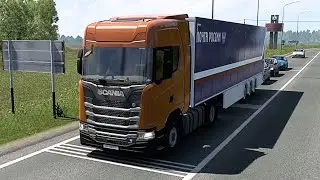 Realistic Driving of a Scania  S580 Truck | Scania POV | Delivering Mail Across #2