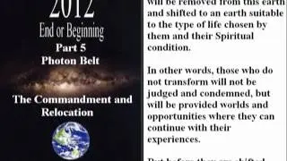2012 - End or Beginning (Part-5) - The Commandment and Relocation