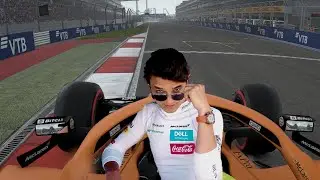 Lando Norris during the Russian GP Qualifying be like...