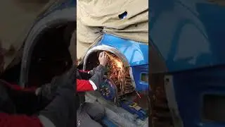 Вырезаю гнилые арки на Сузуки Витара .