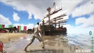 Buidling a Pirate Ship in ARK