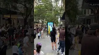 🎷Pikachu performing Sax in Sydney🇳🇿😳 #shorts #sydney #australia