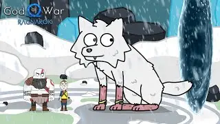 Atreus Injects Fenrir Soul In Giant Wolf – God of war Ragnarok animation