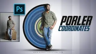 Circular Pixel Stretch Effect | Photoshop Tutorial | Momentos Picture |