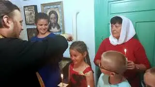 Крещение в храме Казанской И.Б.М. с.Повалиха Алтайского края