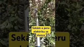 Sekám křoví a jedu na fotovoltaiku #tesla #fotovoltaika #sekacka
